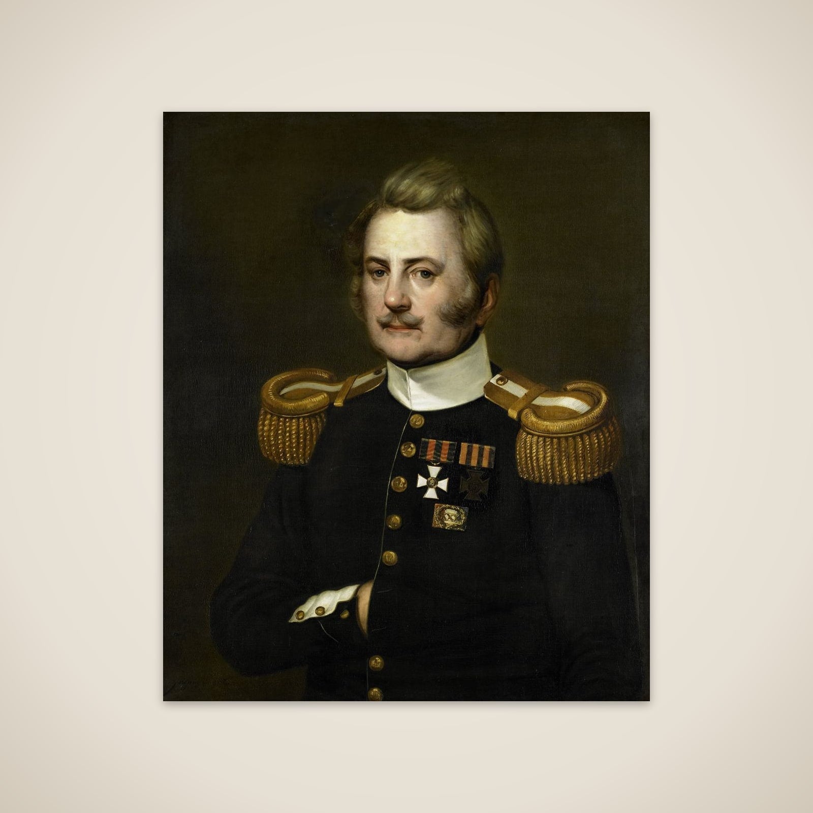 J. D. B. Wilkens, Lieutenant Colonel in the Infantry unframed print