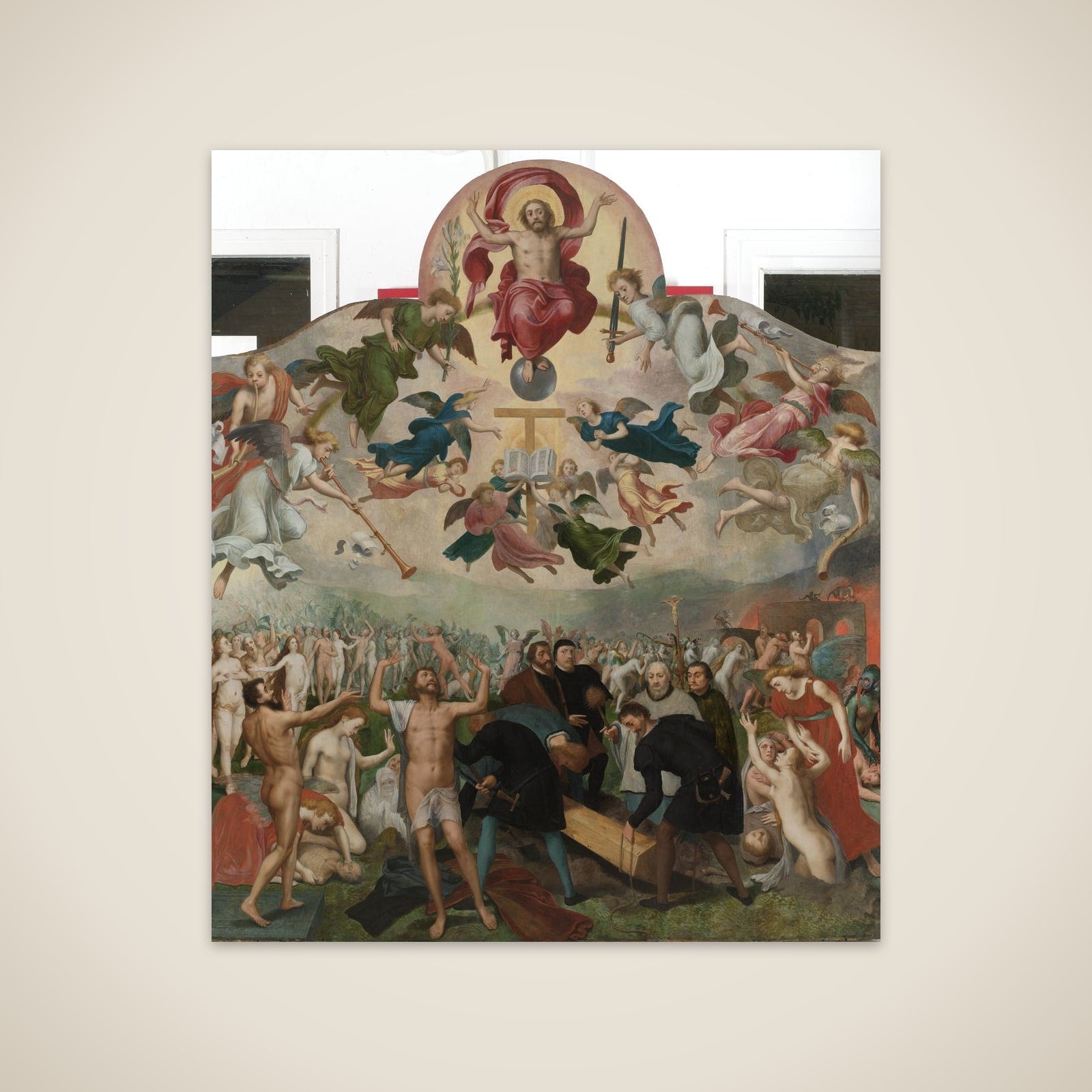 Last Judgment and the Burying of the Dead unframed print
