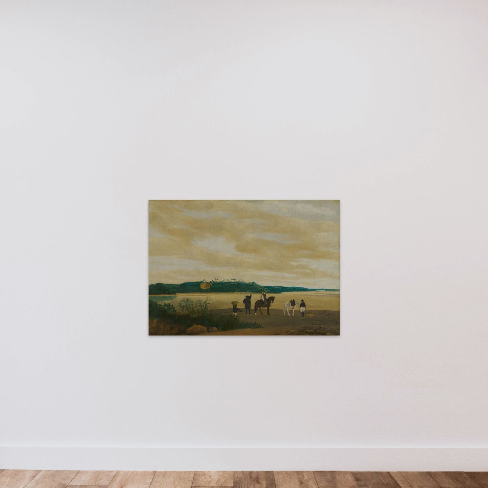 View of the Island of Itamaracá, Brazil unframed — shown to scale