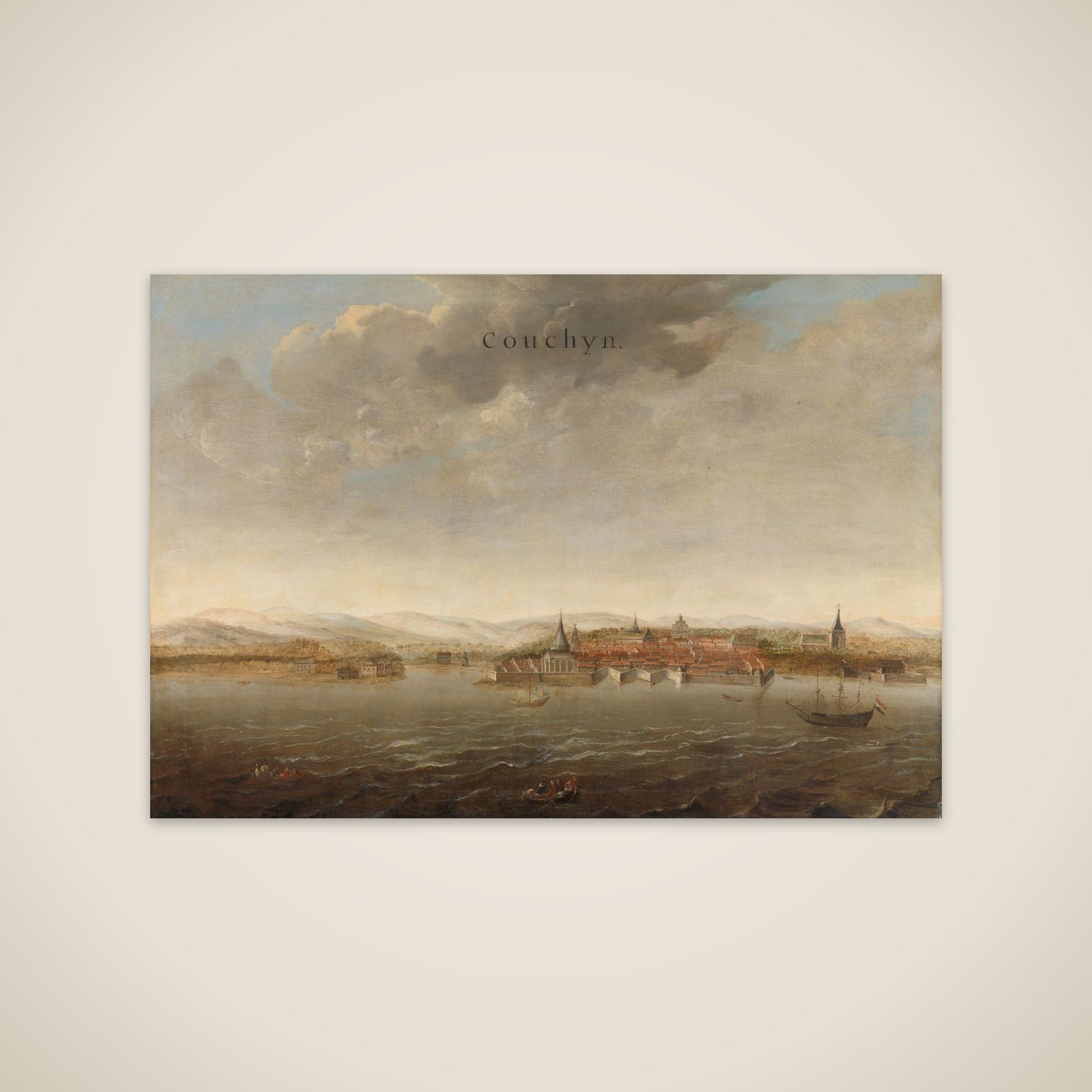 Trading posts of the Dutch East India Company (VOC) unframed print