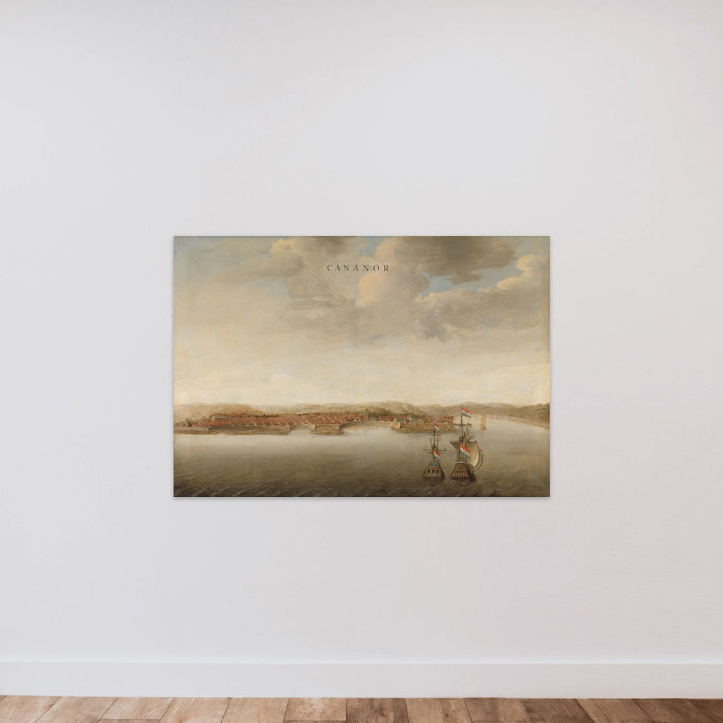 Trading posts of the Dutch East India Company (VOC) unframed — shown to scale