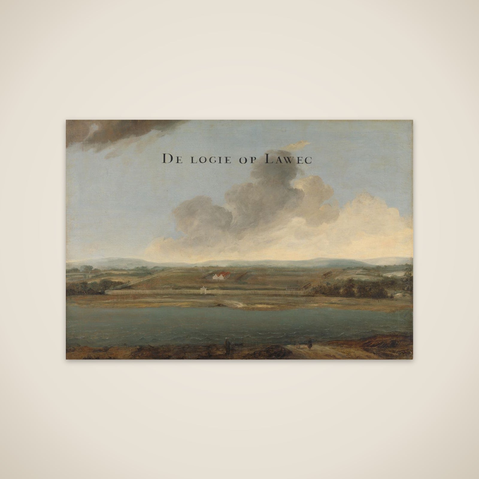 Two Views of Dutch East India Company Trading Posts: Lawec in Cambodia and Banda in the Southern Moluccas unframed print