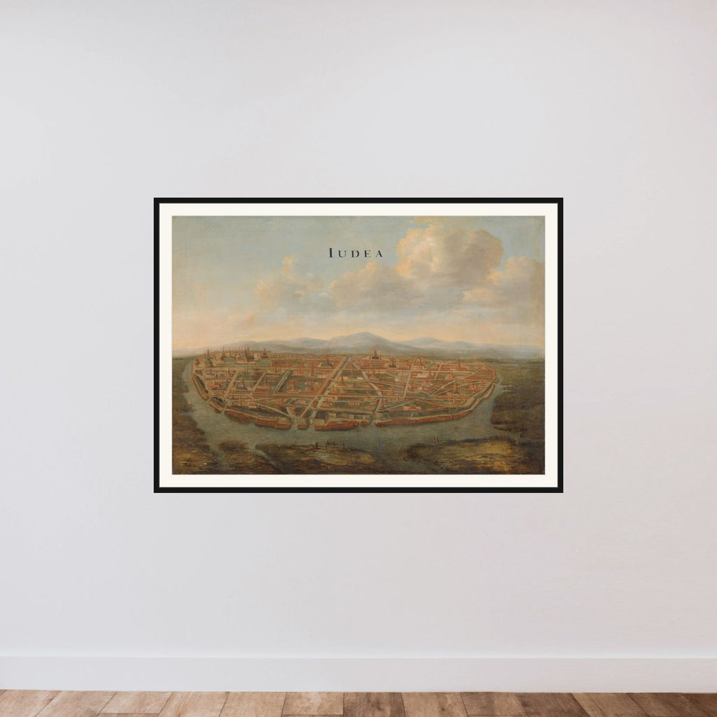 Trading posts of the Dutch East India Company (VOC) framed — shown to scale