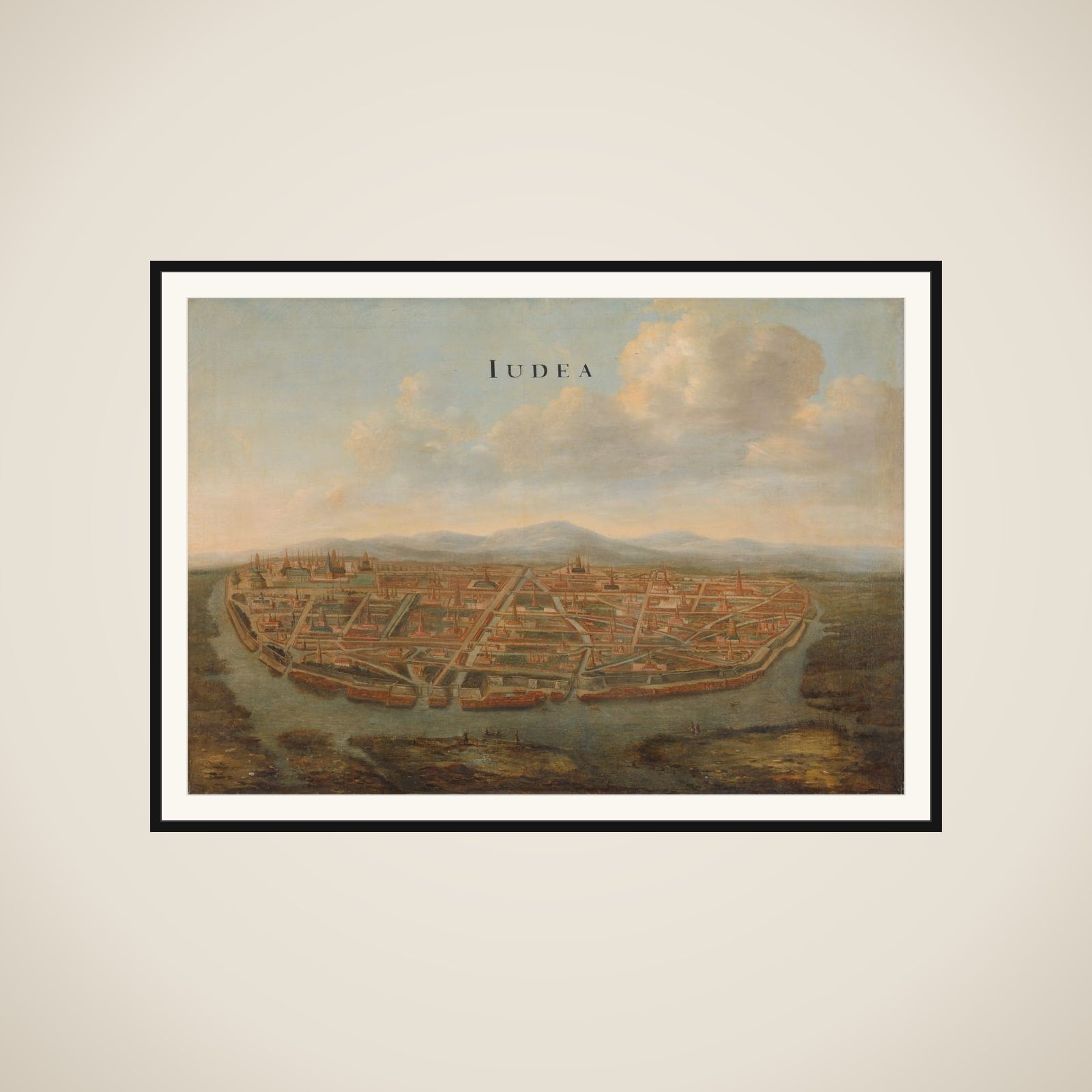 Trading posts of the Dutch East India Company (VOC) framed