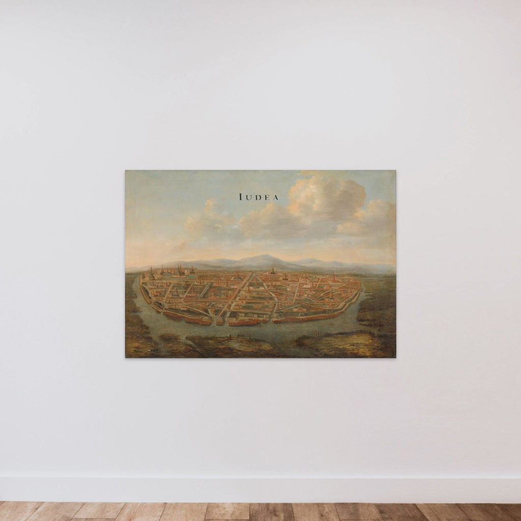 Trading posts of the Dutch East India Company (VOC) unframed — shown to scale