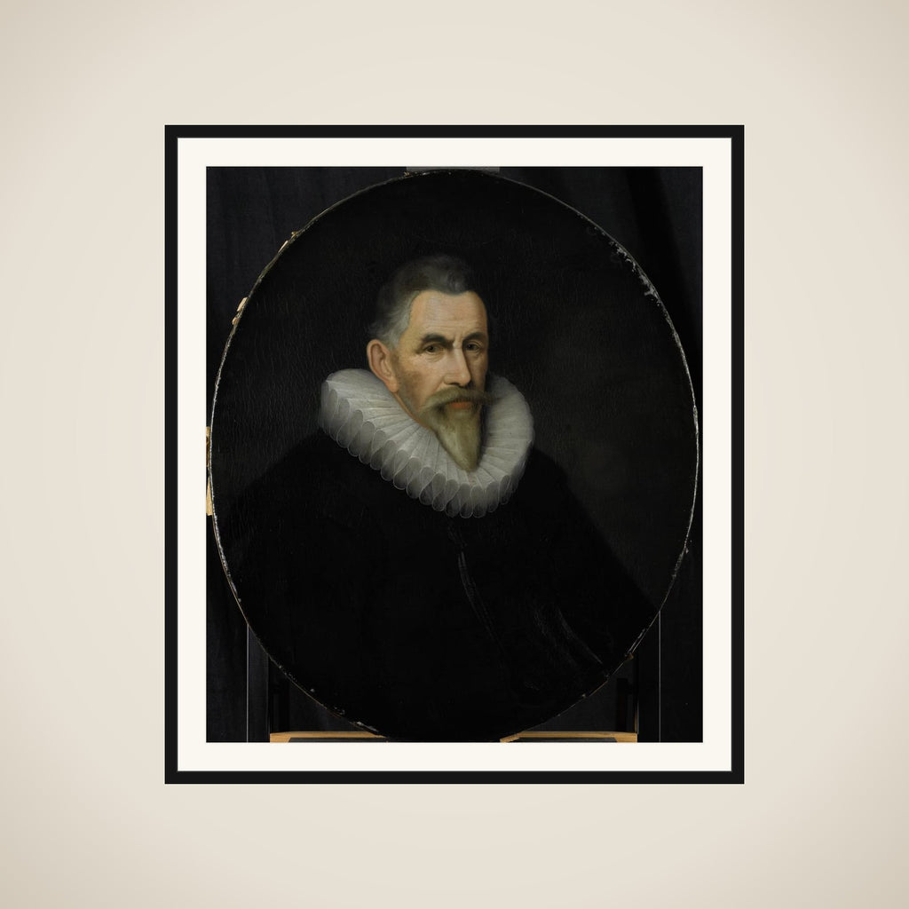 Portrait of Johan van der Veecque, Director of the Rotterdam Chamber of the Dutch East India Company, elected 1602 framed