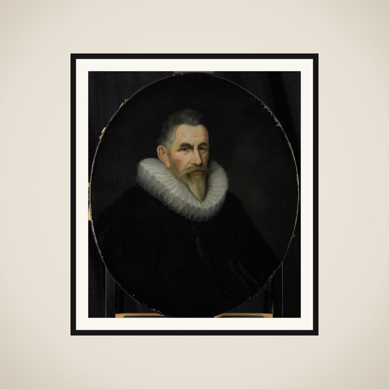 Portrait of Johan van der Veecque, Director of the Rotterdam Chamber of the Dutch East India Company, elected 1602 framed