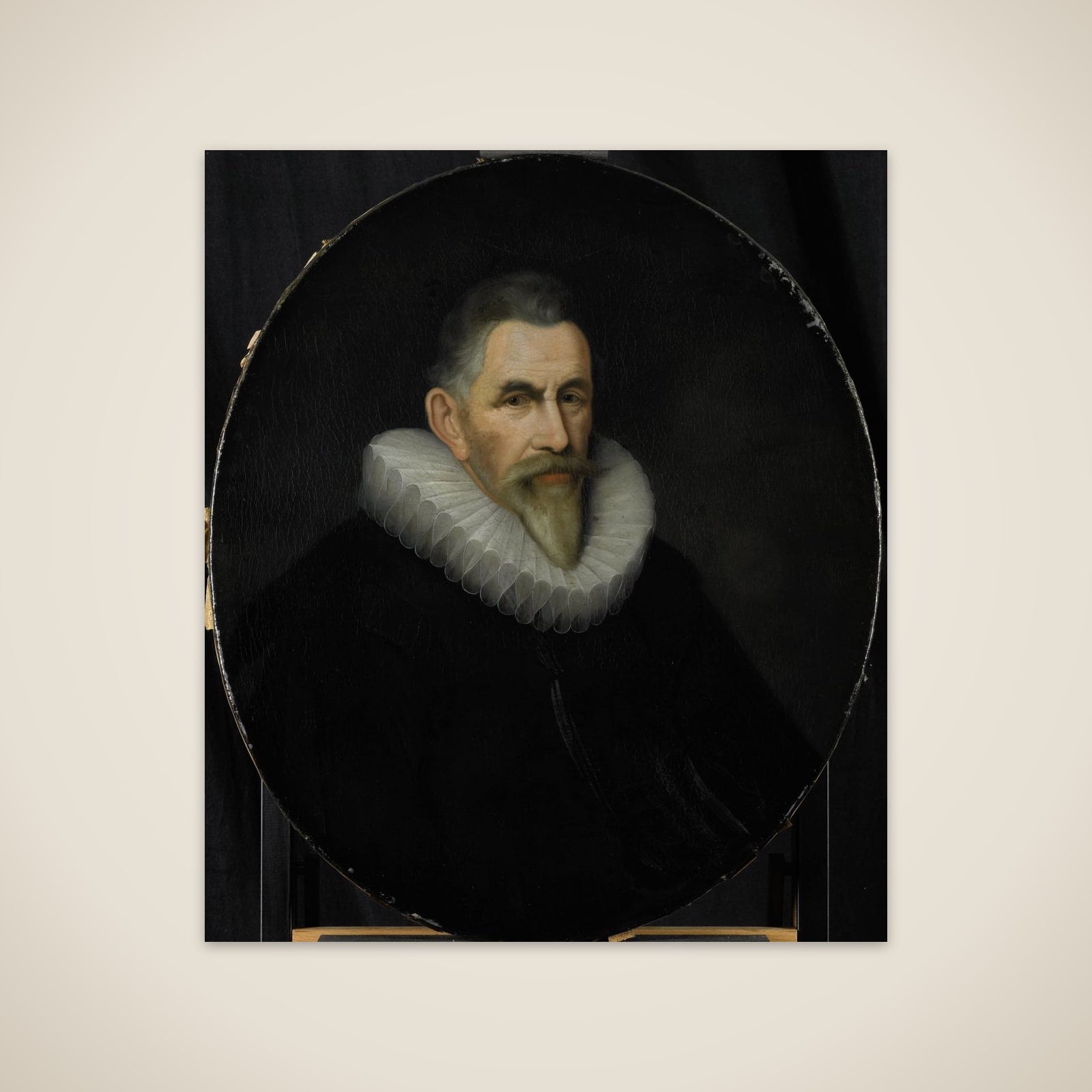 Portrait of Johan van der Veecque, Director of the Rotterdam Chamber of the Dutch East India Company, elected 1602 unframed print