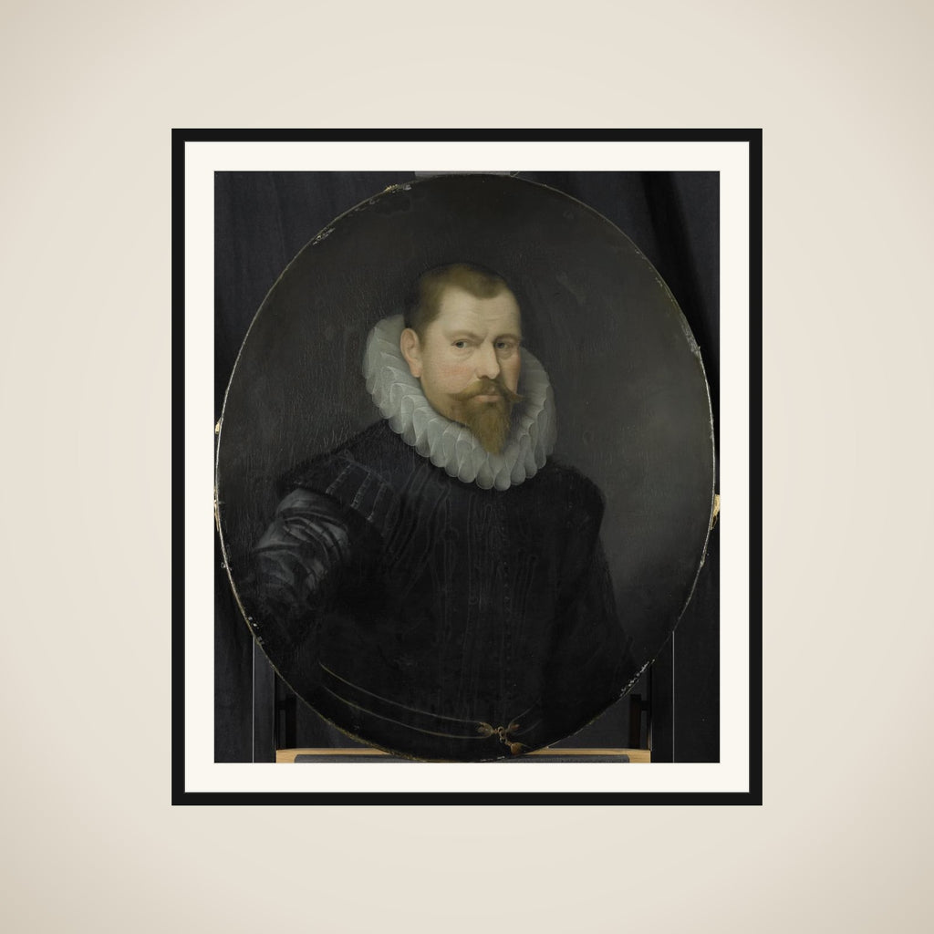 Portrait of Cornelis Matelieff the Younger, Director of the Rotterdam Chamber of the Dutch East India Company, elected 1602 framed