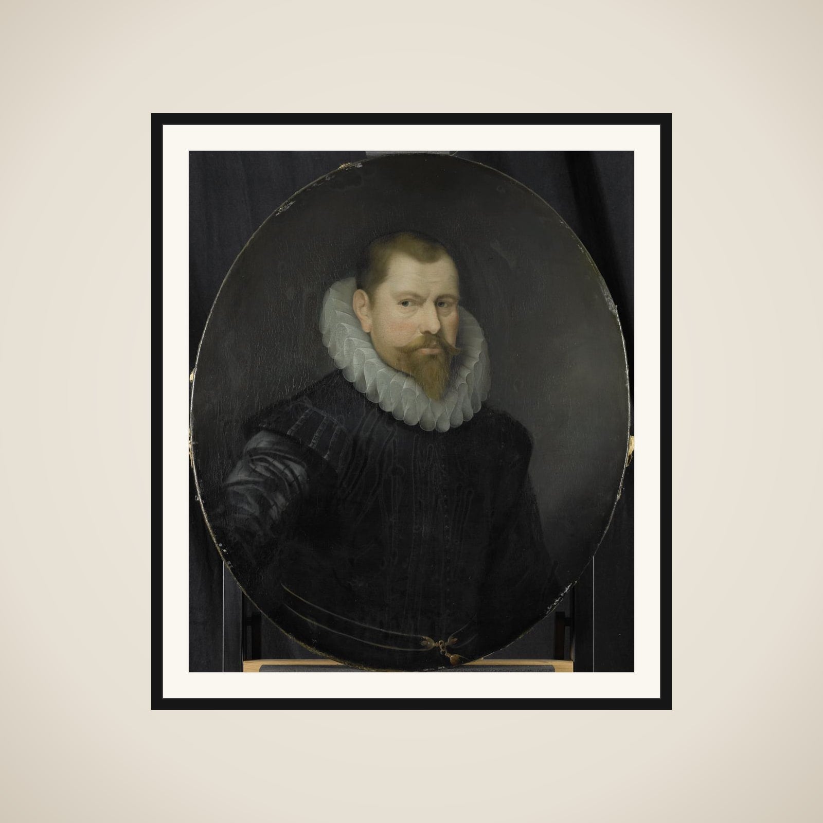 Portrait of Cornelis Matelieff the Younger, Director of the Rotterdam Chamber of the Dutch East India Company, elected 1602 framed