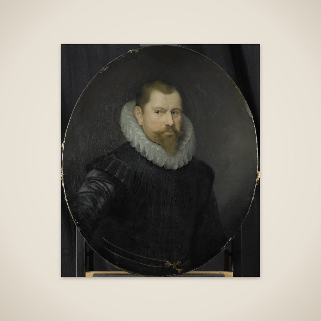 Portrait of Cornelis Matelieff the Younger, Director of the Rotterdam Chamber of the Dutch East India Company, elected 1602 unframed print