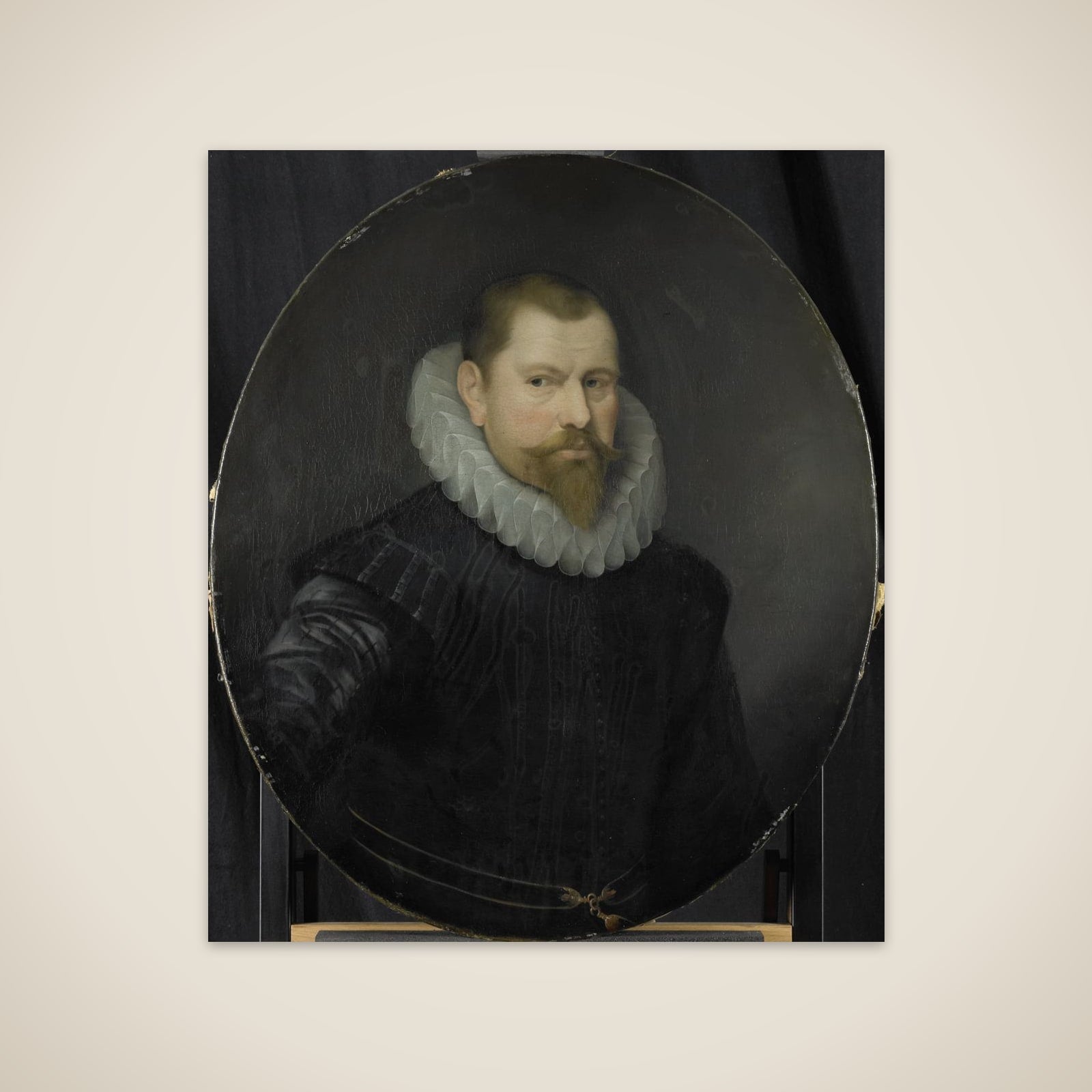Portrait of Cornelis Matelieff the Younger, Director of the Rotterdam Chamber of the Dutch East India Company, elected 1602 unframed print