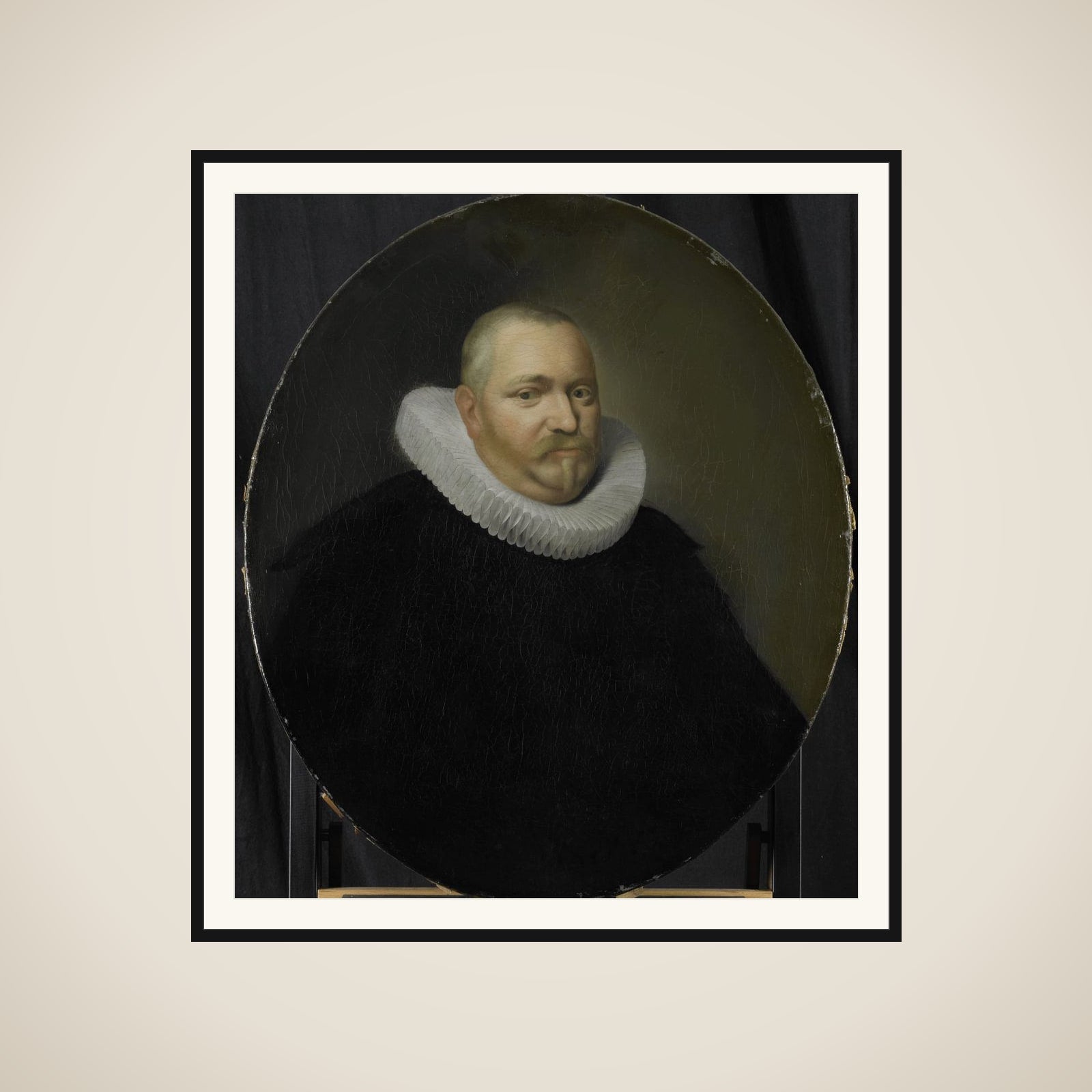 Portrait of Ewoud Pietersz van der Horst, Director of the Rotterdam Chamber of the Dutch East India Company, elected 1618 framed