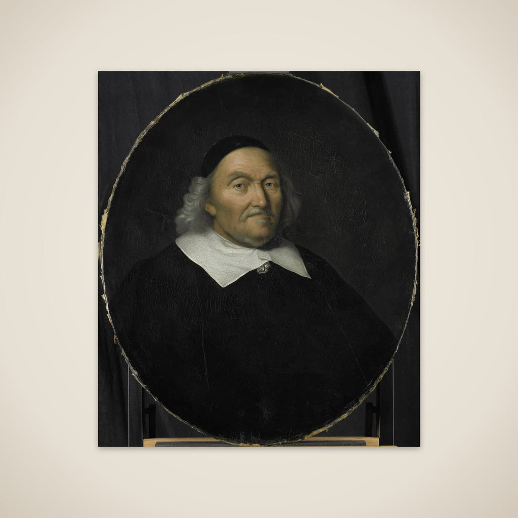 Portrait of Hendrik Nobel, Director of the Rotterdam Chamber of the Dutch East India Company, elected 1625 unframed print