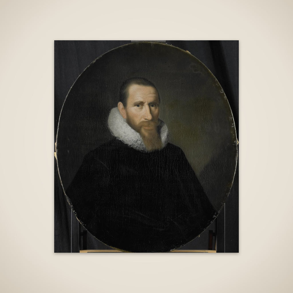 Portrait of Joost van Coulster, Director of the Rotterdam Chamber of the Dutch East India Company, elected 1630 unframed print