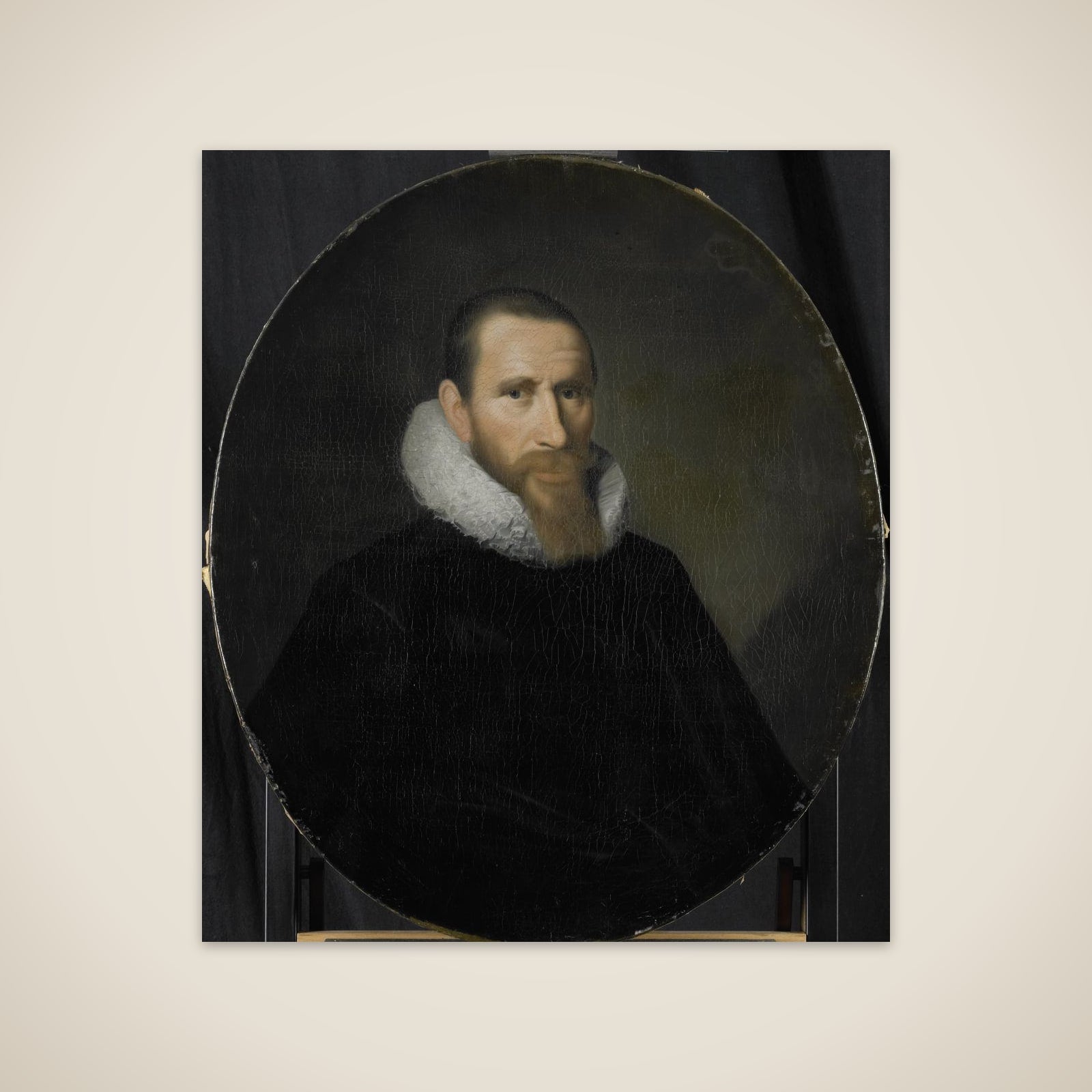 Portrait of Joost van Coulster, Director of the Rotterdam Chamber of the Dutch East India Company, elected 1630 unframed print
