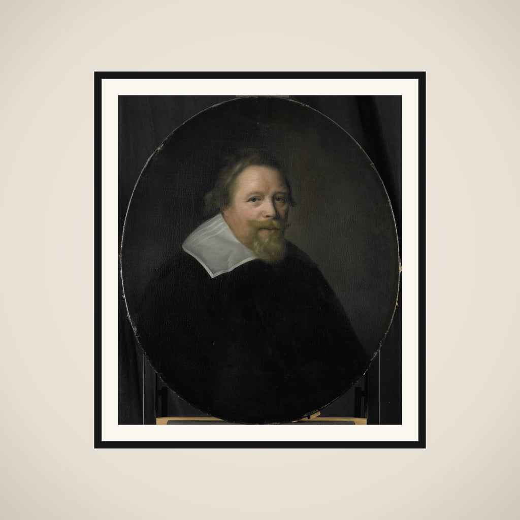 Portrait of Pieter Sonmans, Director of the Rotterdam Chamber of the Dutch East India Company, elected 1631 framed
