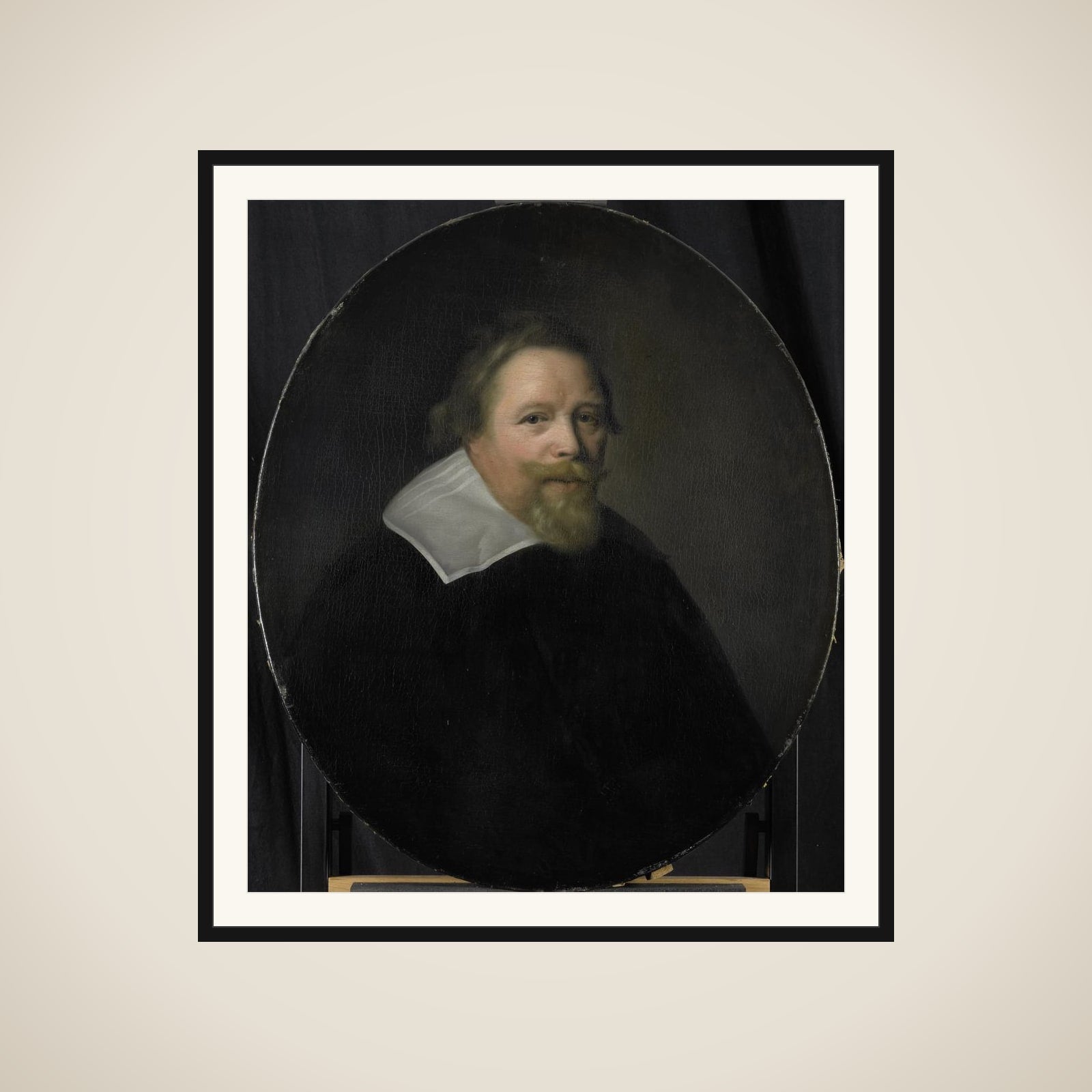 Portrait of Pieter Sonmans, Director of the Rotterdam Chamber of the Dutch East India Company, elected 1631 framed