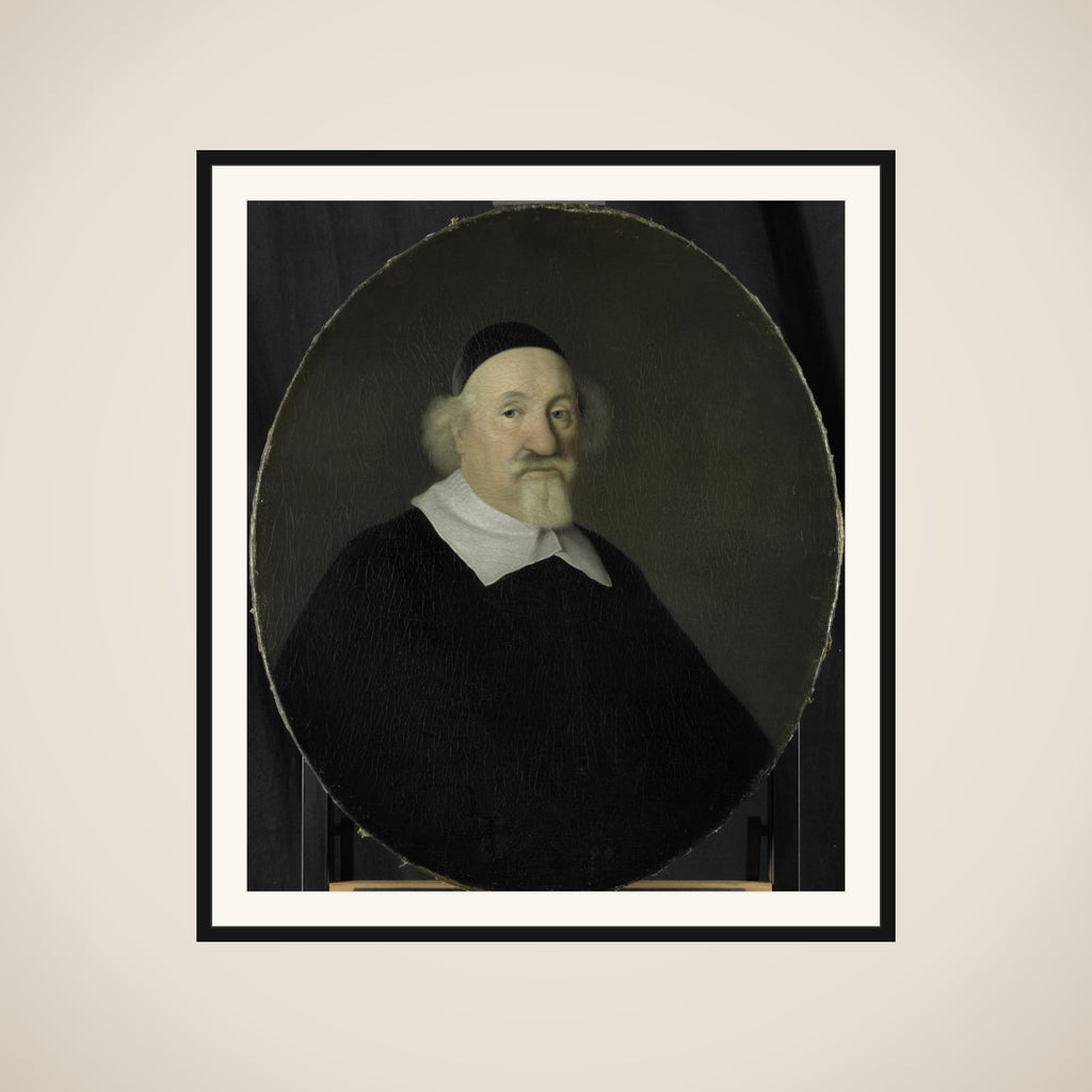 Portrait of Adriaen Besemer, Director of the Rotterdam Chamber of the Dutch East India Company, elected 1642 framed