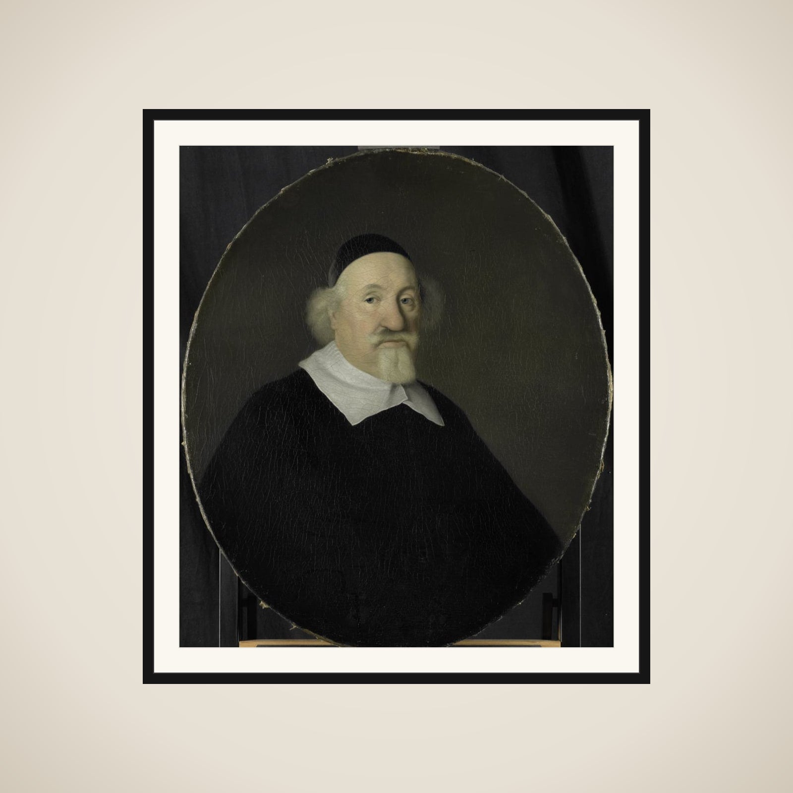 Portrait of Adriaen Besemer, Director of the Rotterdam Chamber of the Dutch East India Company, elected 1642 framed