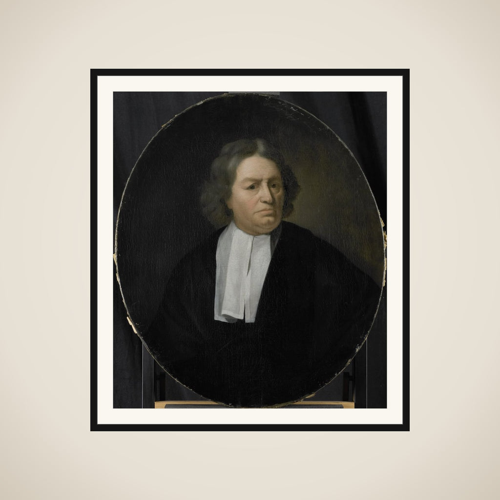 Portrait of Jan van der Burgh, Director of the Rotterdam Chamber of the Dutch East India Company, elected 1649 framed
