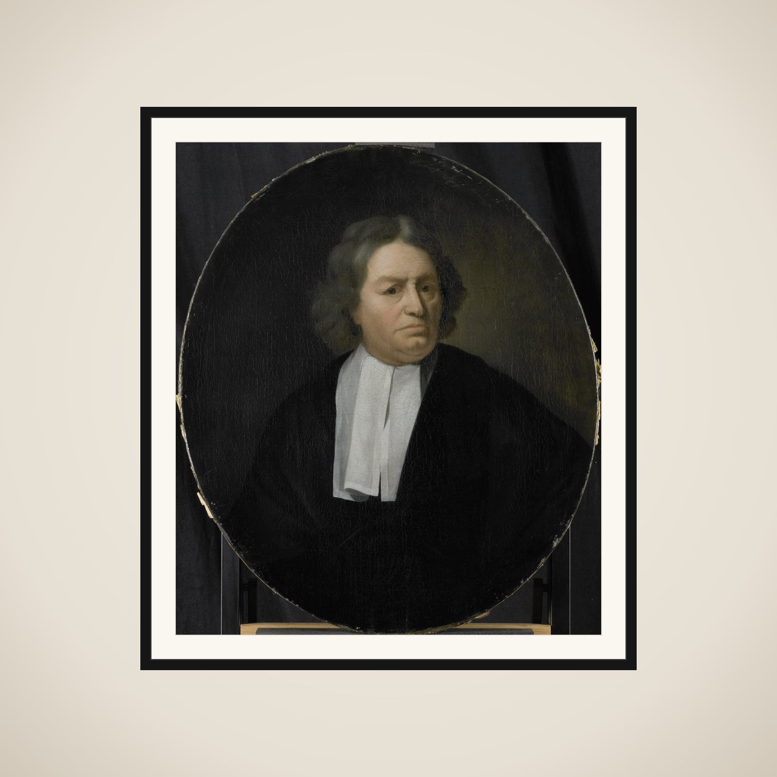 Portrait of Jan van der Burgh, Director of the Rotterdam Chamber of the Dutch East India Company, elected 1649 framed