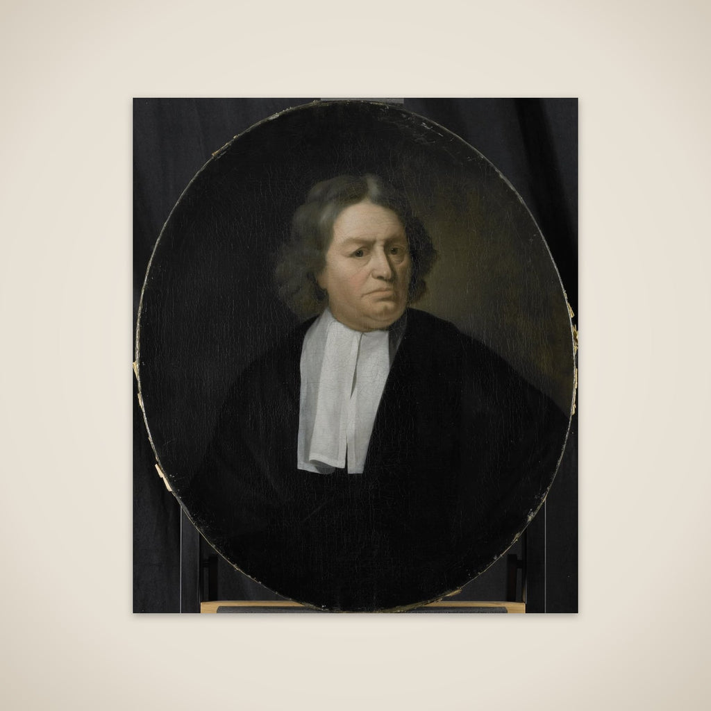 Portrait of Jan van der Burgh, Director of the Rotterdam Chamber of the Dutch East India Company, elected 1649 unframed print