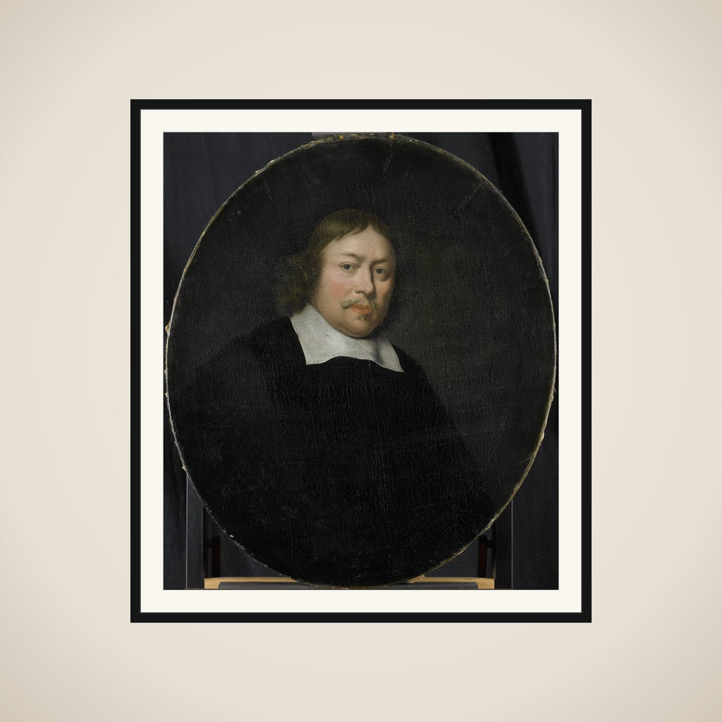 Portrait of Gerard van Bergen, Director of the Rotterdam Chamber of the Dutch East India Company, elected 1653 framed