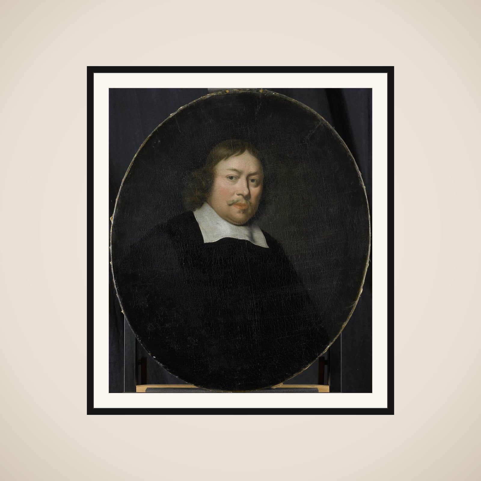 Portrait of Gerard van Bergen, Director of the Rotterdam Chamber of the Dutch East India Company, elected 1653 framed