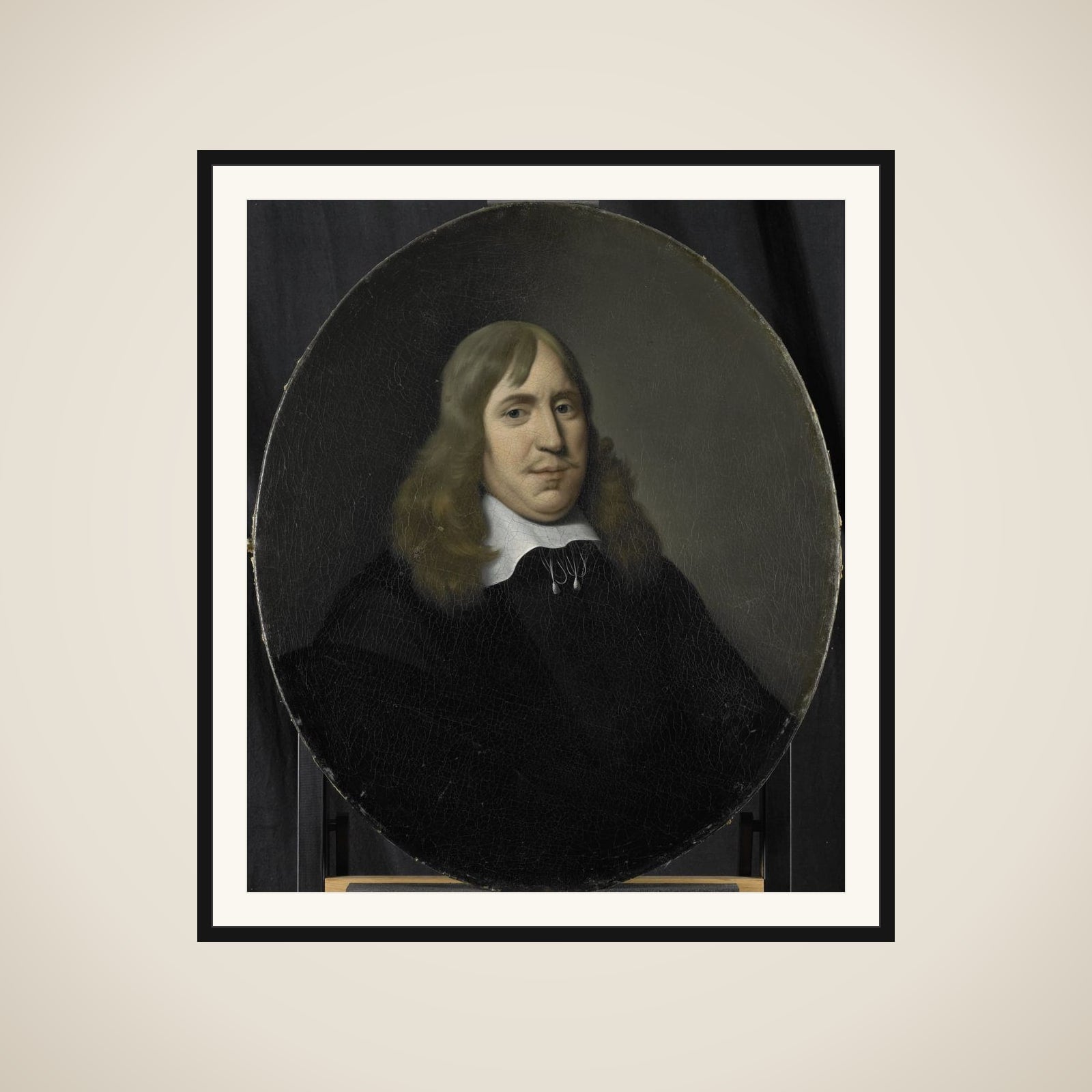 Portrait of Willem Hartigsvelt, Director of the Rotterdam Chamber of the Dutch East India Company, elected 1657 framed
