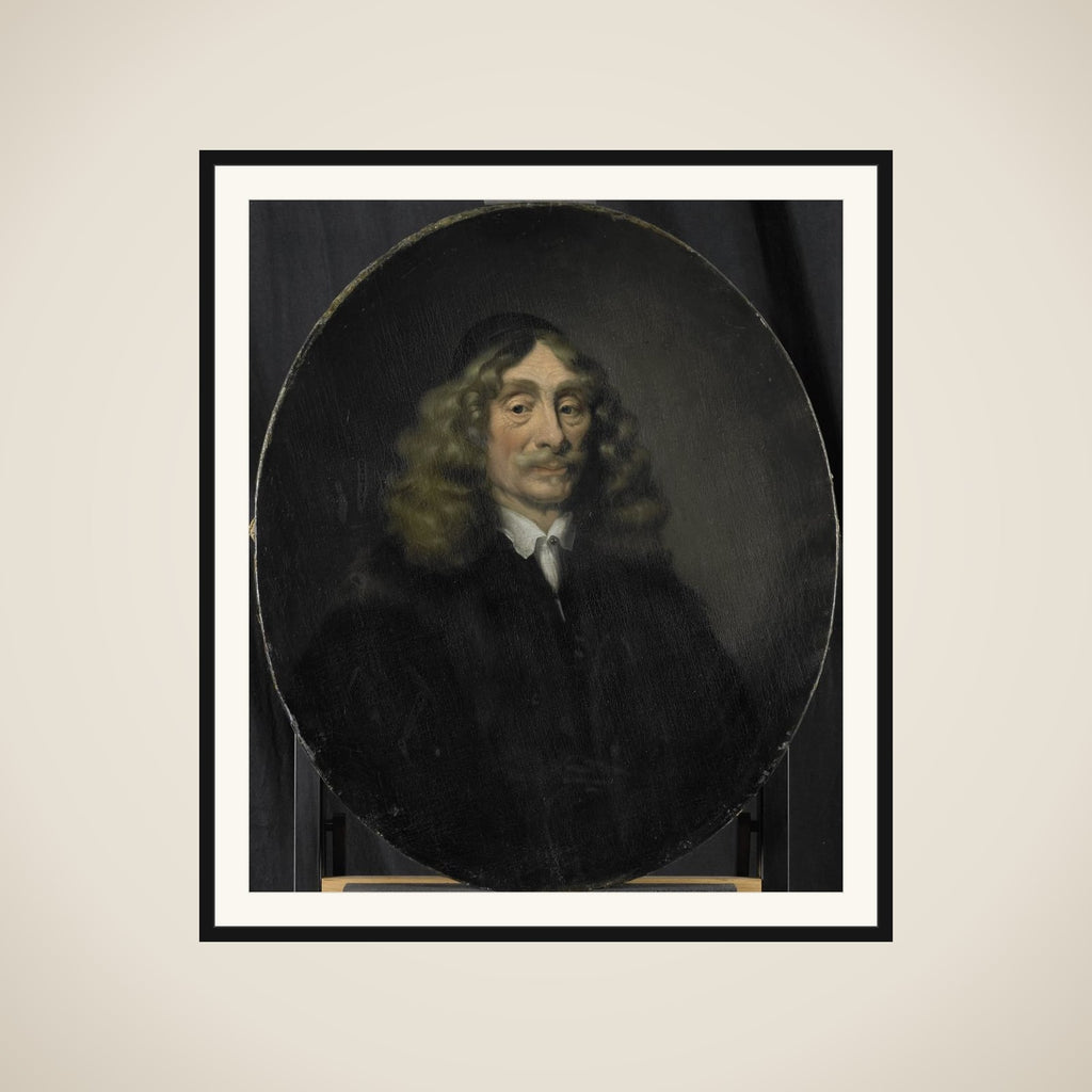 Portrait of Johan de Reus, Director of the Rotterdam Chamber of the Dutch East India Company, elected 1657 framed
