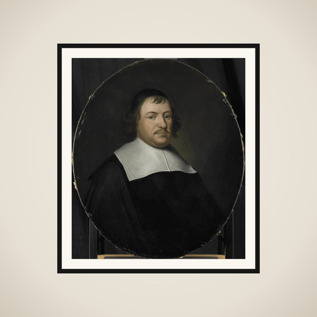 Portrait of Cornelis van den Bergh, Director of the Rotterdam Chamber of the Dutch East India Company, elected 1659 framed