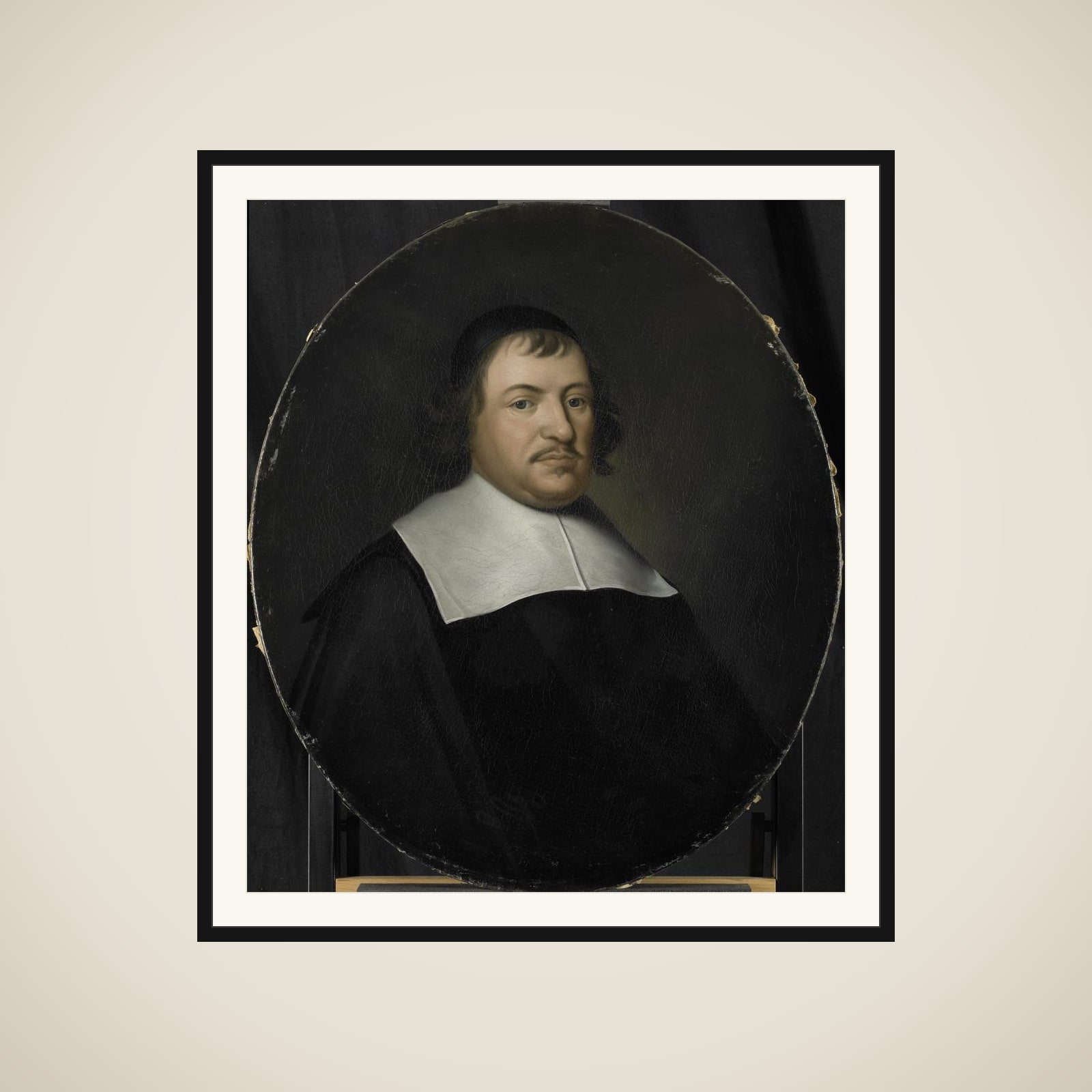 Portrait of Cornelis van den Bergh, Director of the Rotterdam Chamber of the Dutch East India Company, elected 1659 framed