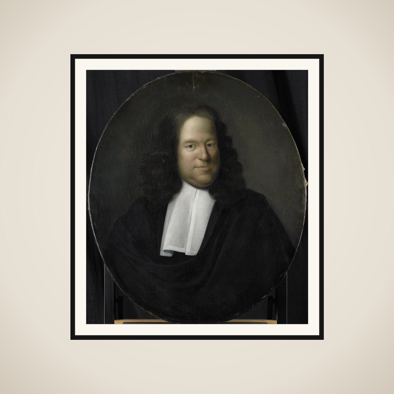 Portrait of Johan Kieviet, Director of the Rotterdam Chamber of the Dutch East India Company, elected 1664 framed