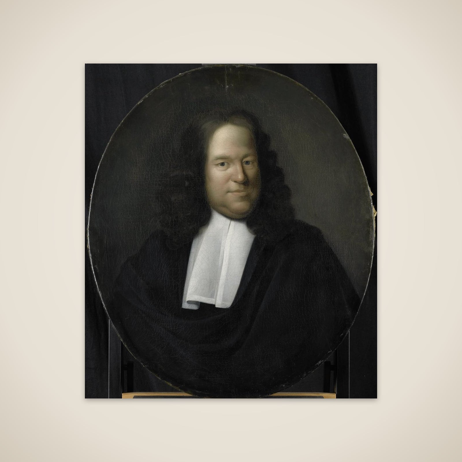 Portrait of Johan Kieviet, Director of the Rotterdam Chamber of the Dutch East India Company, elected 1664 unframed print