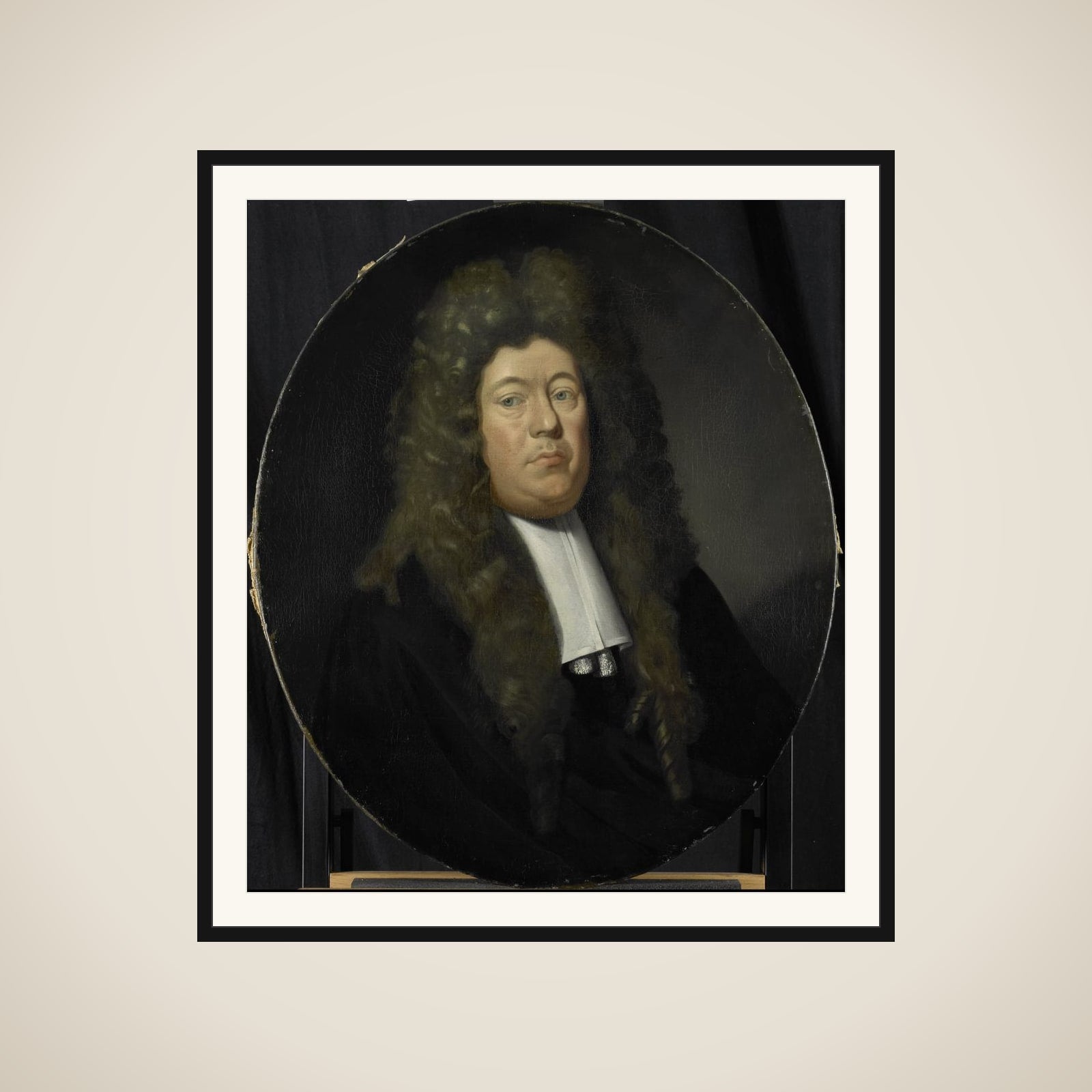 Portrait of Adriaen Paets, Director of the Rotterdam Chamber of the Dutch East India Company, elected 1668 framed