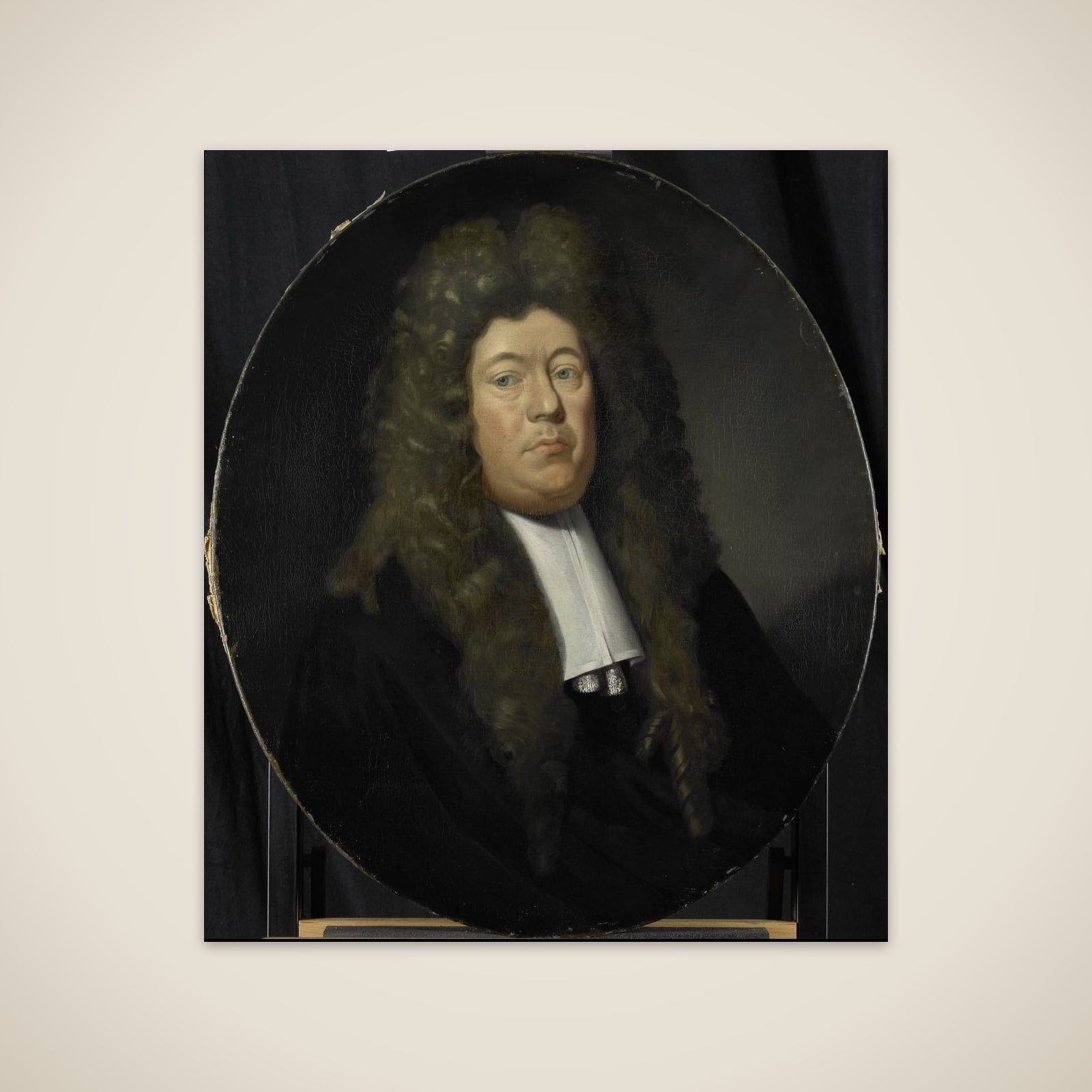 Portrait of Adriaen Paets, Director of the Rotterdam Chamber of the Dutch East India Company, elected 1668 unframed print