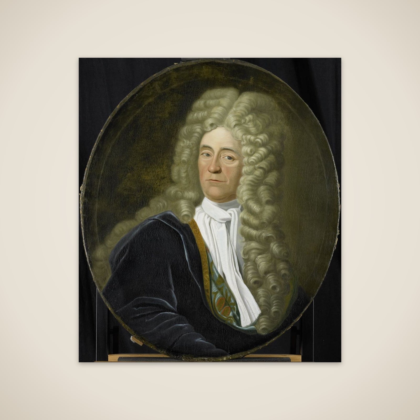 Portrait of Willem van Hogendorp, Director of the Rotterdam Chamber of the Dutch East India Company, elected 1692 unframed print