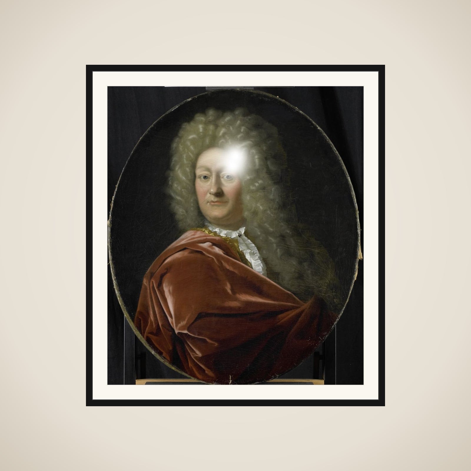 Portrait of Adriaen Paets, Director of the Rotterdam Chamber of the Dutch East India Company, elected 1703 framed