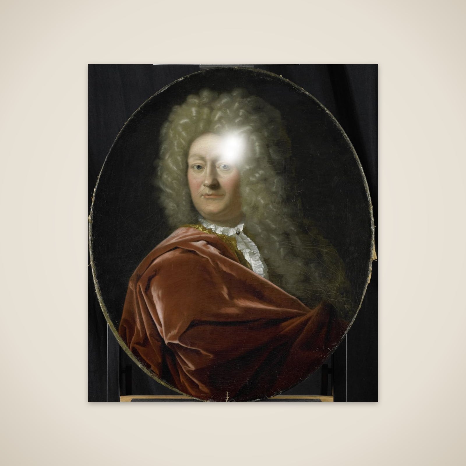 Portrait of Adriaen Paets, Director of the Rotterdam Chamber of the Dutch East India Company, elected 1703 unframed print