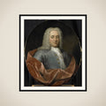 Portrait of Walter Senserff, Director of the Rotterdam Chamber of the Dutch East India Company, elected 1731 framed
