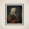 Portrait of Hugo du Bois, Director of the Rotterdam Chamber of the Dutch East India Company, elected 1734 framed