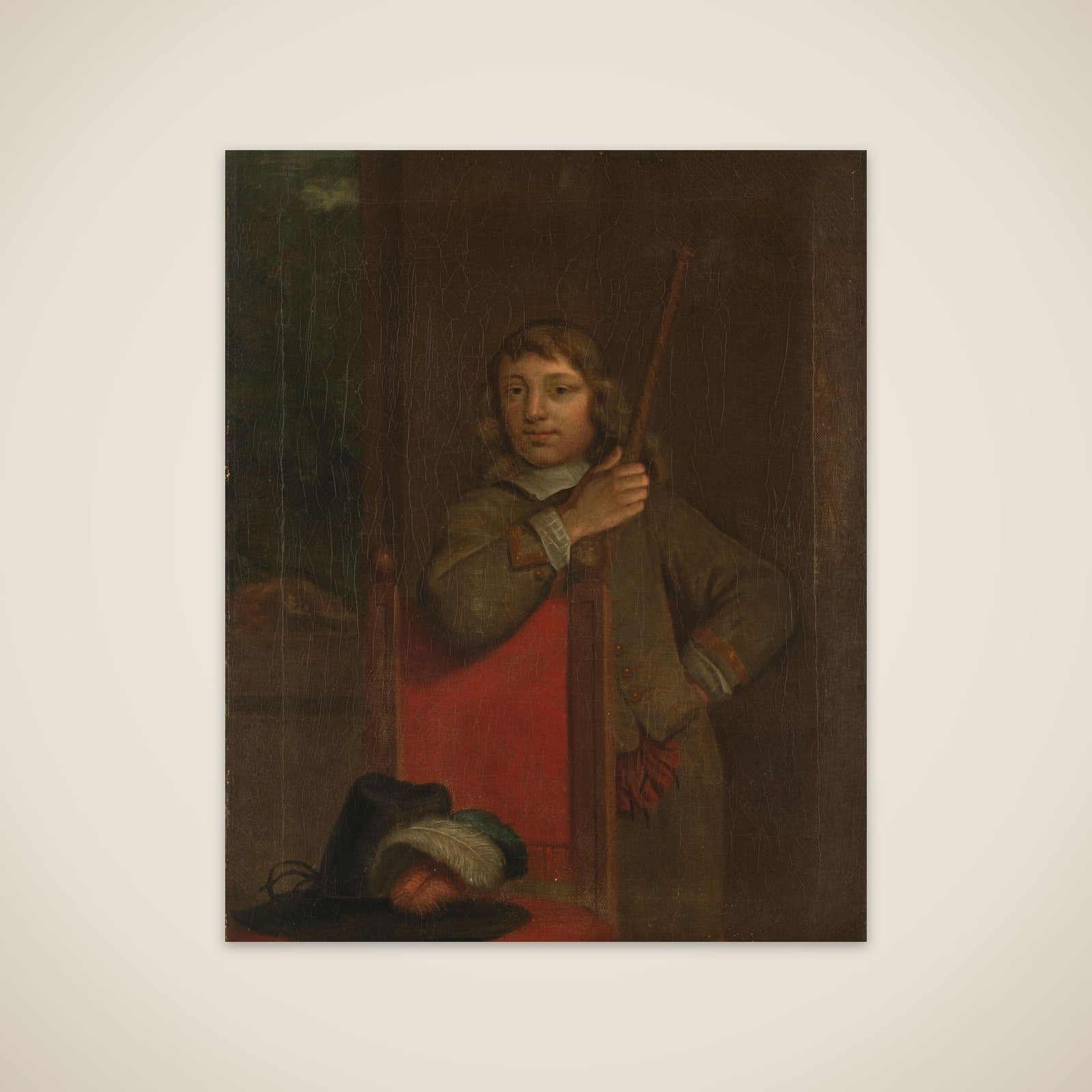 Portrait of Harmen van de Poll, Son of Jan van de Poll unframed print