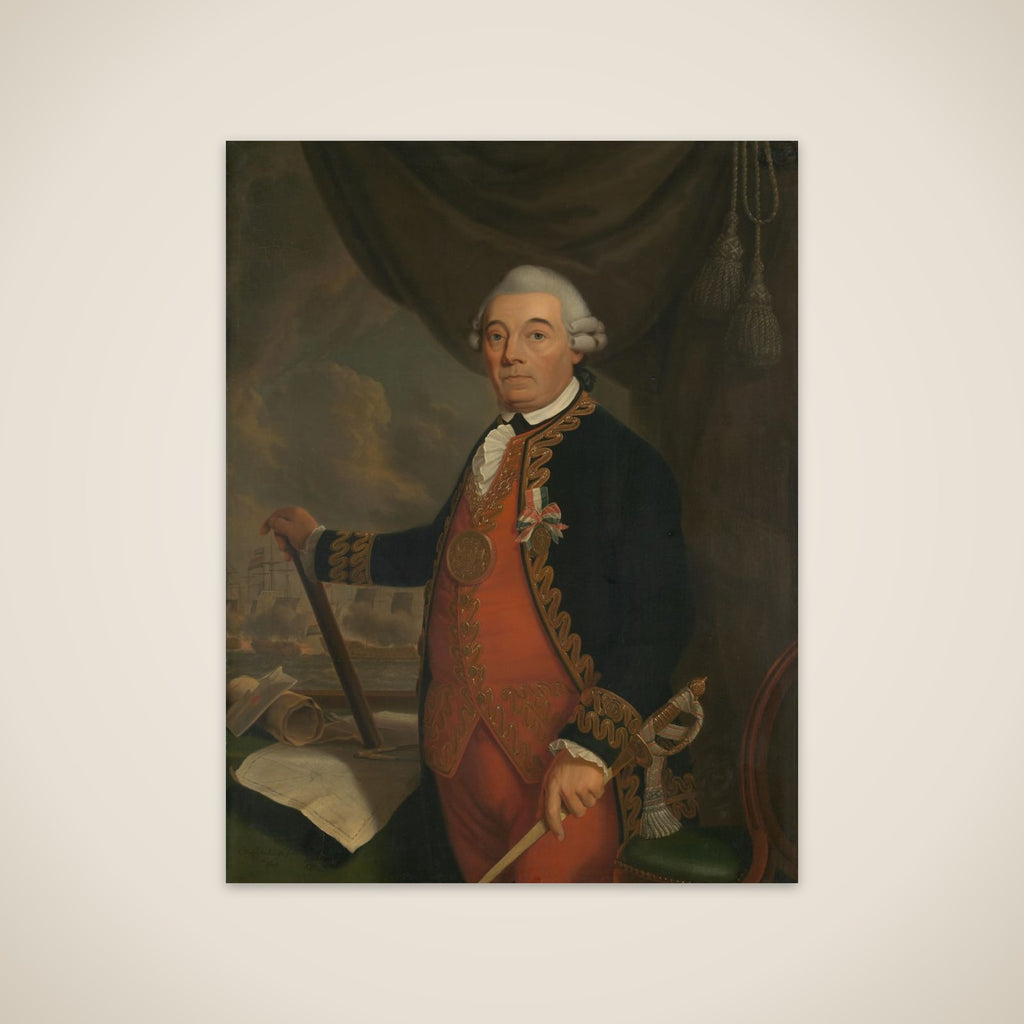 Johan Arnold Zoutman (1724-93), Vice Admiral unframed print