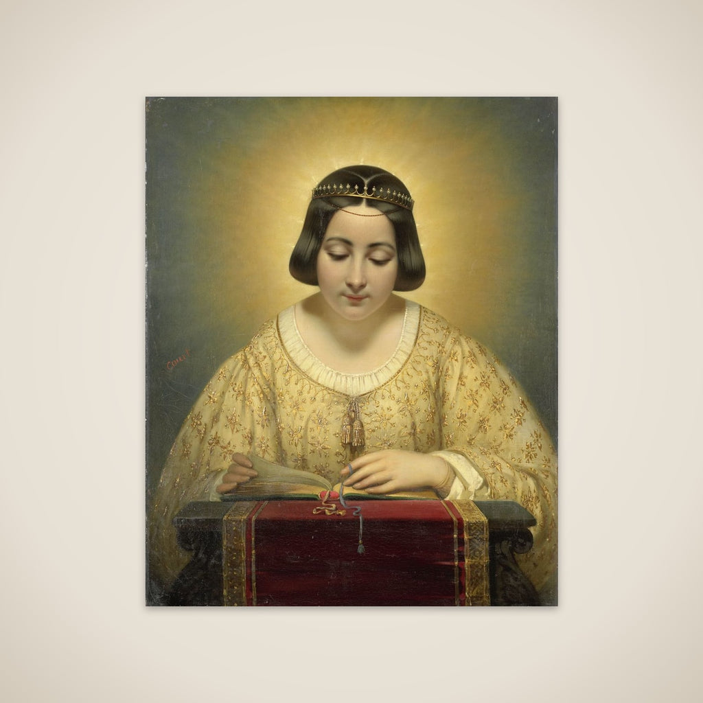 Countess de Pagès, née de Cornellan, as St Catherine unframed print