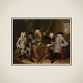 Portrait of the Inspectors of the Collegium Medicum framed