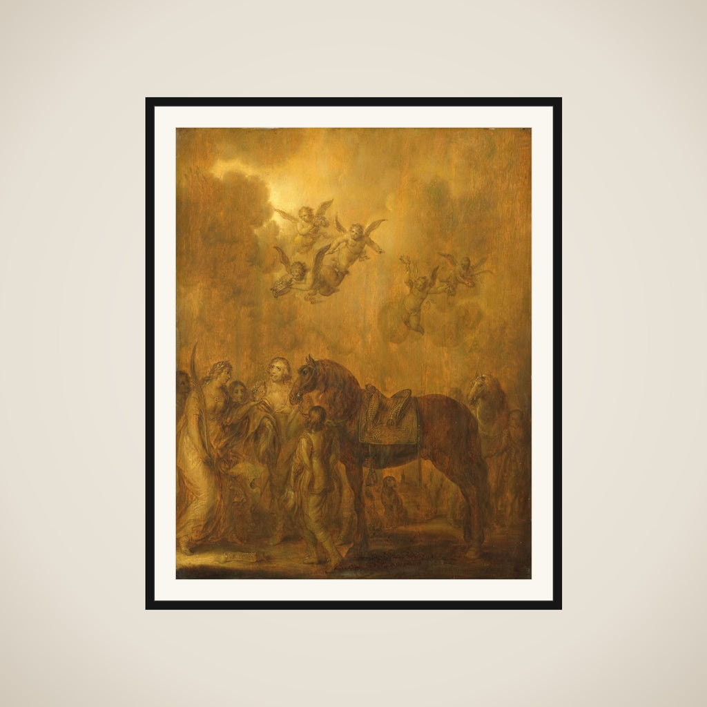 Allegory of the Stadtholdership of Prince Frederick Henry framed