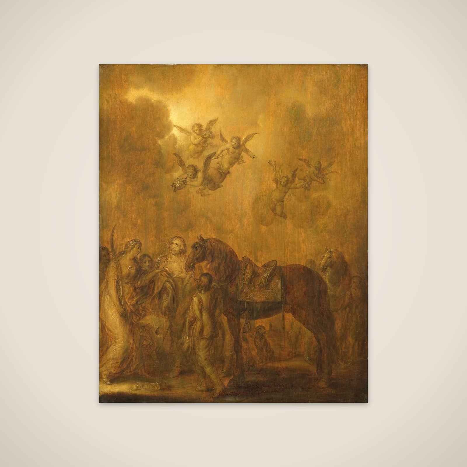 Allegory of the Stadtholdership of Prince Frederick Henry unframed print