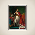 Portrait of William I, King of the Netherlands framed