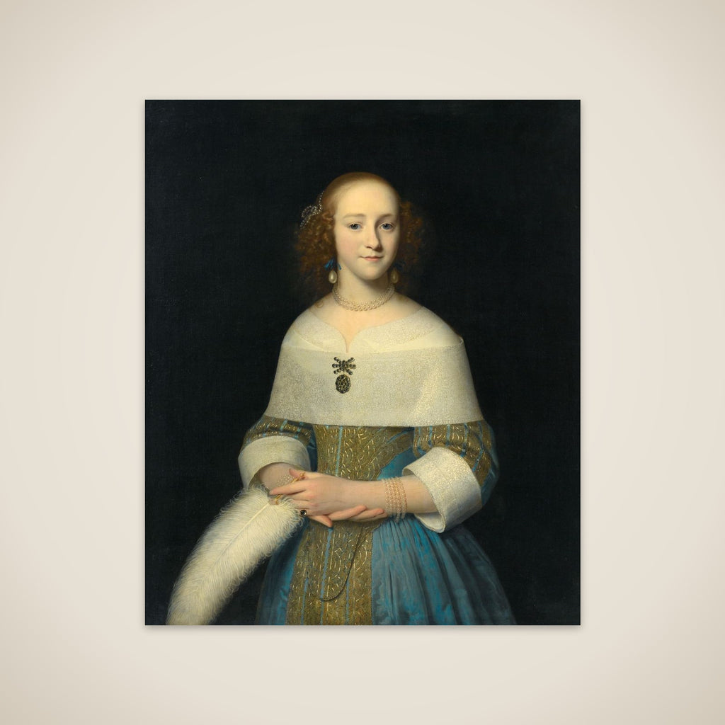 Portrait of a Young Woman, Possibly Susanna Reael unframed print